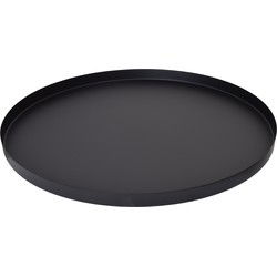 LOFT42 Brew Metalen rond Dienblad – Zwart – 60x60