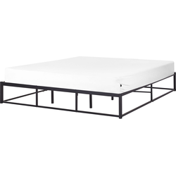VIRY - Tweepersoonsbed - Zwart - 180 x 200 cm - Metaal