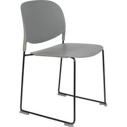 Housecraft Living Stacks Stapelbare Stoelen/ Eetkamerstoelen Grijs - Set van 4