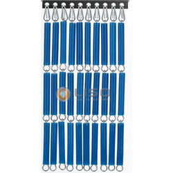 Vliegengordijn Blauw recht - kant en klaar 92 x 209