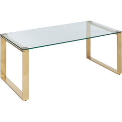 Beliani TILON - Salontafel-Goud-Veiligheidsglas