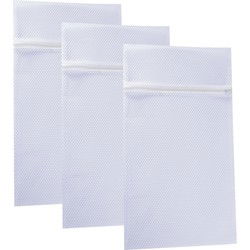 MSV Waszak - kwetsbare kleding wasgoed/waszak - 3x - wit - XL size - 60 x 90 cm - Waszakken