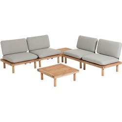 Kave Home - Set Viridis 4 fauteuils en 2 tafels FSC 100%