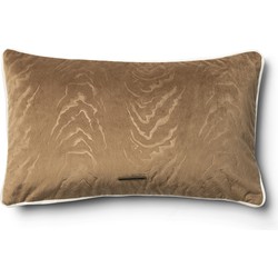 Riviera Maison Kussenhoes, Kussensloop, Sierkussen zachte stof - RM Kelowna Pillow Cover 50x30 - bruin