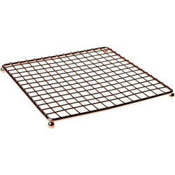 Cosy & Trendy Pannenonderzetter - koperkleurig - metaal - 20 cm - Panonderzetters