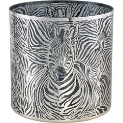 PTMD Carrie Windlicht - 20 x 20 x 20 cm  - Glas - Zwart