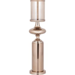 PTMD Windlicht Rodire - 11x11x46 cm - RVS - Brons
