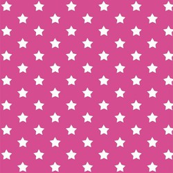 Decoratie plakfolie roze met sterren 45 cm x 2 meter zelfklevend - Meubelfolie