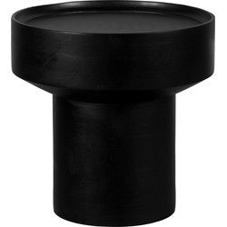 Lewis & Loft Bijzettafel Luus - FSC® mangohout - Rond ⌀50 - Zwart