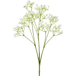 Emerald Kunstbloem Gipskruid - 68 cm - wit - losse tak - kunst zijdebloem - Gypsophila - Kunstbloemen