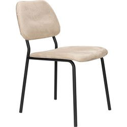 Dutchbone Darby Eetkamerstoelen Beige - Set van 2