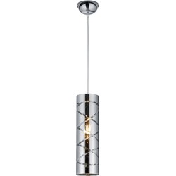 Moderne Hanglamp  Romano - Metaal - Chroom