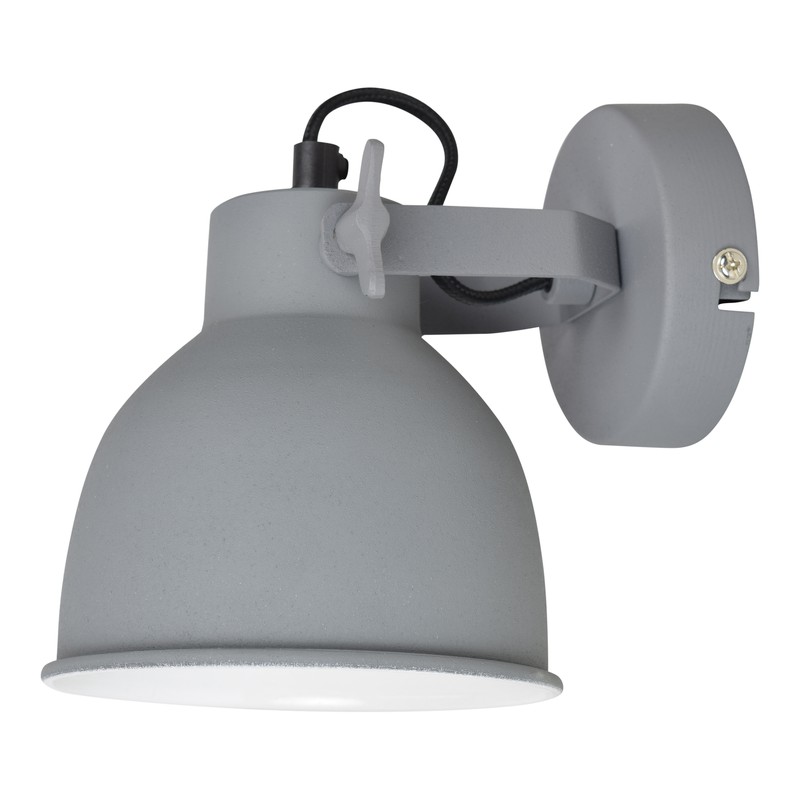 Wandlamp Industrial  Large Ø14cm Vintage grey - 