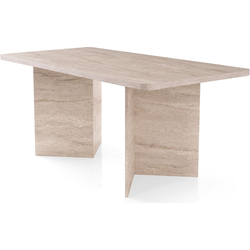 Salontafel met rechthoekig blad en 2 poten L180 cm - LOFT