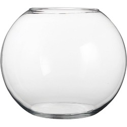 Mica Decorations Bolvaas/komvaas - glas - vissenkom - H40 cm - Vazen