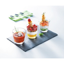 6x Stuks dessertglazen/amuse glazen 210 ml - Amusesetjes