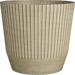 Mica Decorations Rio Bloempot voor Buiten - H40,5 x Ø45 cm - Crème