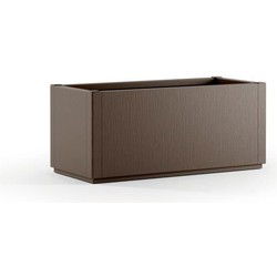 Ethica rechthoekige bloembak 80 cm taupe