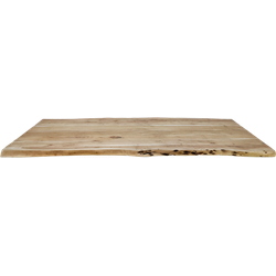 Rechthoekig tafelblad SoHo - 260x100x3,8-5 - Naturel - Acaciahout