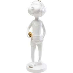 Decofiguur Ball Girl White 41cm