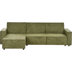 Beliani ROMEDAL II - Hoekbank-Groen-Polyester
