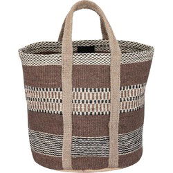 PTMD Mand Toccara - 30x30x45 cm - Jute - Bruin