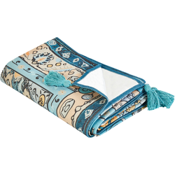 Beliani KOTLA - Picknickkleed-Blauw-Polyester