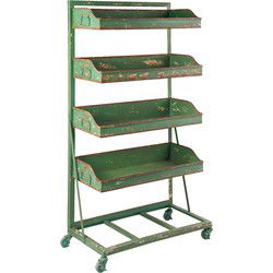Clayre & Eef Plantenrek Groen IJzer