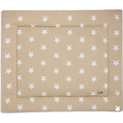 Baby's Only Gebreid boxkleed Star - Parklegger - Speelkleed - Beige/Wit - 85x100 cm - Extra dik - Tweezijdig te gebruiken