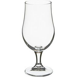 Secret de Gourmet Bierglazen - 4x - voetglazen - 370 ml - 18cm - Bierglazen