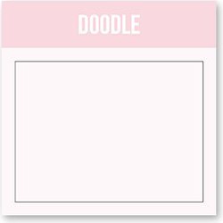 Studio Stationery - Mini doodle block