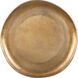 Housecraft Living Jace Antique Decoratieve schaal/ bord Goud 36x36