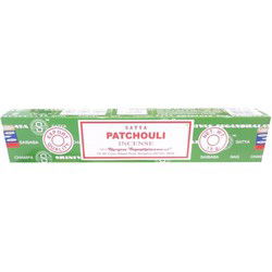 Satya Nag Champa wierook stokjes - Patchouli - 20x - 15 gram - Wierookstokjes