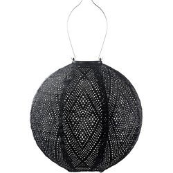 LUMIZ Solar tuinverlichting Ikat Rond - 30 cm - Zwart