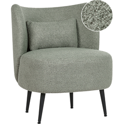 Beliani OTSBY - Fauteuil-Groen-Bouclé