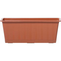 Prosperplast Plantenbak - terra - kunststof - 40 x 18 x 14 cm - Plantenbakken