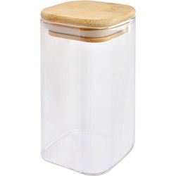 Clayre & Eef Voorraadpot Transparant Glas