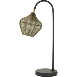 Tafellamp Alvaro - Antiek Brons - 27x20x61 cm