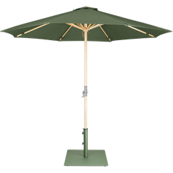Lanterfant® Parasol inclusief parasolvoet - Lucas en Tygo - Mosgroen
