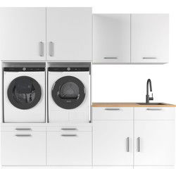 Wasophoogte Wasmachine Kast Singapore – Pure Wit