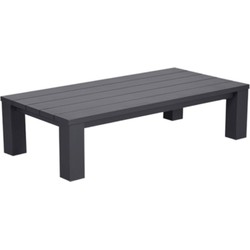 Cube lounge tafel 140x70xH40 cm carbon black