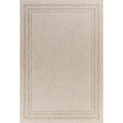  Buitenkleed - Balkon, Terras, Keuken - Jute-Look Tapijt GEORGIA - Beige/Ivoor - 200x275 cm 