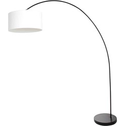 Mexlite vloerlamp Solva - zwart - metaal - 3897ZW