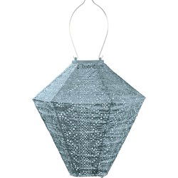 LUMIZ Solar tuinverlichting Lace Diamond - 28 cm - Grijs Blauw