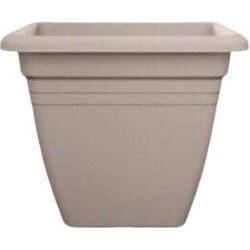 Pot mediter.quadro d30 cm warm taupe