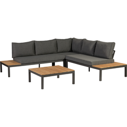 WOOOD La Vida Loungeset Buiten- Teakhout - Bruin - 63x245x245