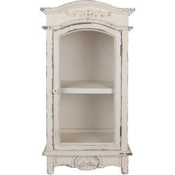 Clayre & Eef Wandkast Wit MDF