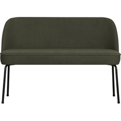 BePureHome Vogue Eetbank - Geweven Stof - Warm Groen - 83x120x59