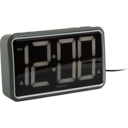 Wekker New Retro - Jungle groen - 16.5x4.5x9cm