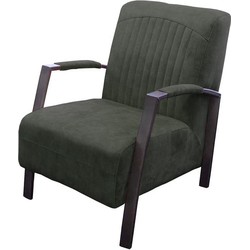 Fauteuil - Giulietta - velours Adore Hunter groen 156